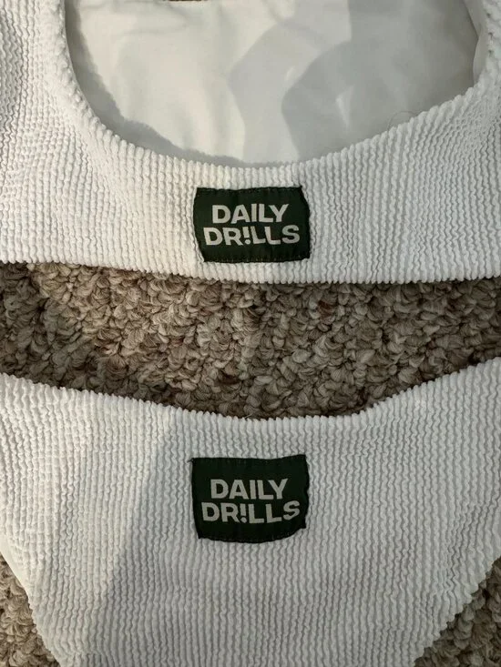 Daily Drills White Swimsuit - Picture 4 of 4